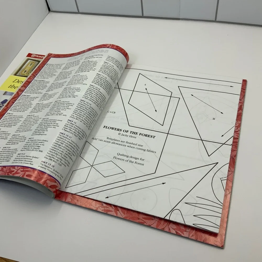 Australian Patchwork & Quilting Magazine‎ Vol 8 No 6 Sampler Quilt Patterns 2000